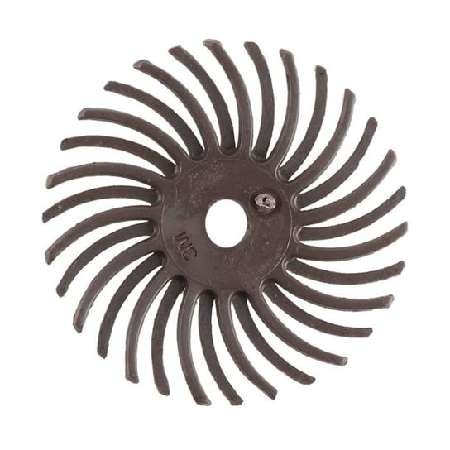 3M® 1" Radial Bristle Disc, 36-Grit, Brown for precise finishing and polishing