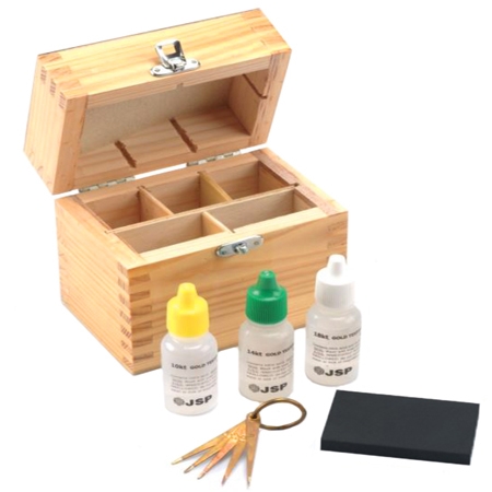 Gold jewelry deals testing kit