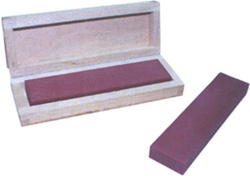 Ruby Extra-Fine Ceramic 4 x 1 x 0.25 Sharpening Stone with Aluminum  Mounting for KME 3,000 grit 